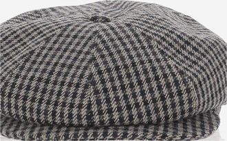 Tagliatore Mens Hat Wool-Blend Grey