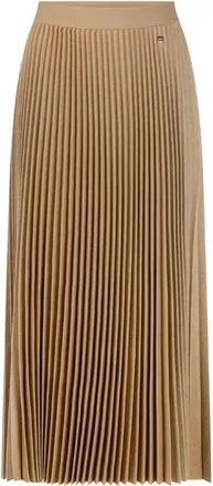Marc Cain Boiled Wool Midi Skirt - Dames - Rokken - Bruin - Maat: M Wol