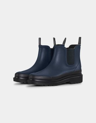 Ilse Jacobsen Womens Ilse Jacobsen Rub Womens Chelsea Wellies - Dark Indigo 660 - Navy - Size: 6
