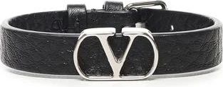 Valentino Garavani Bijoux Zwart Kalfsleer VLogo Handtekening - Heren - Riemen - Zwart - ONE Size - Leer - Accessoires