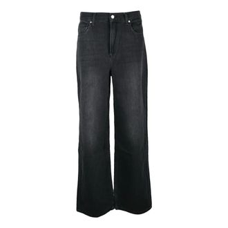Liu Jo Jeans, Dames, Grijs, W25, Katoen, Wide Jeans