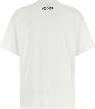 Moschino Graphic-Print Cotton T-shirt - White