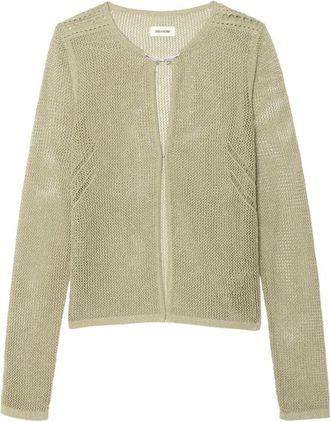 Zadig&Voltaire Saya Open-knit Cardigan