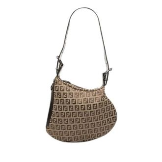 Fendi Pre-owned Shoulder Bags, female, Beige, Size: ONE SIZE Pre-owned Shoulder Bag