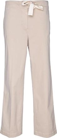 Seventy Dames, Broeken, Beige, Maat: L Katoen