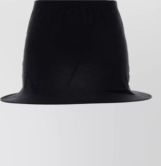 Gimaguas fina mini skirt nylon flared hem