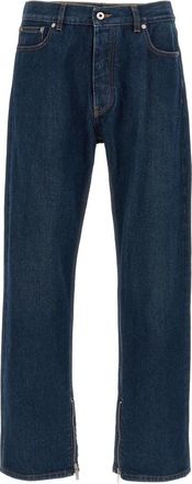 Off-white Arr Zip Skate Jeans - Heren - Regular Fit Jeans - Blauw - W31 - Katoen - Jeans