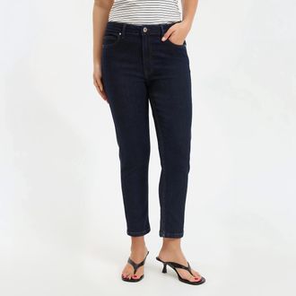 La Redoute Collections Verkorte slim jeans, hoge taille