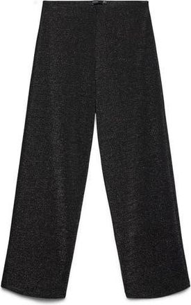 Vero Moda Berlin Glitter High Waist Pants in Black Detail Mega at Nordstrom Rack, Size X-Small