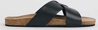 Joe Browns Cross Strap Leather Sandals