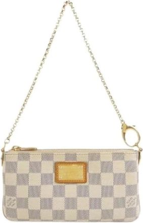 Louis Vuitton Pre-owned Clutches, female, White, Size: ONE SIZE Pre-owned Pochette Pouch
