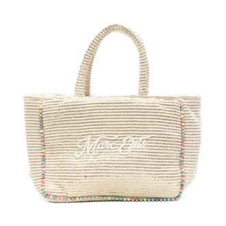 Marc Ellis Tassen, Dames, Wit, ONE Size, Leer, Buby Indy Tote Bag