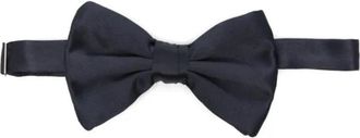 Giorgio Armani Woven Bowtie Large - Heren - Accessoires - Blauw - ONE Size - Accessoires