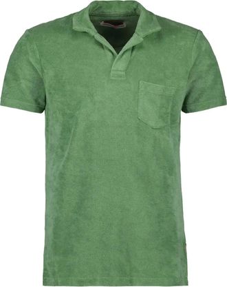 Orlebar Brown Terry towelling polo shirt - Green