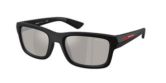 Prada PS B10SF Asian Fit 1BO80Z Mens Sunglasses Black Size 54