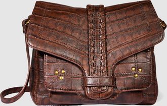 Jerome Dreyfuss Sac Harry S Imprim&eacute; Croco Cigare