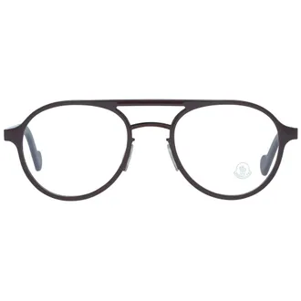 Moncler MO-1027458 Metal Aviator Eyeglasses - Brown