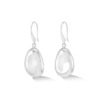 Dower & Hall Large Pebble Drop Earrings