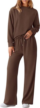 Generic Womens Clothing 2025 Lounge Wear Sets For Women UK Tracksuit Wear 2 Piece Ladies Tracksuits Comfort Long Sleeve Hoody Tops Trousers Fashion Autumn Win