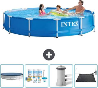 Intex Piscina Con Estructura Redonda - 366x76 Cm - 7-piezas Scb4