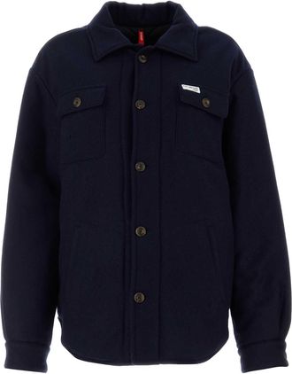 Fay Navy Blue Felt Shirt