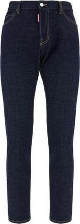 Dsquared2 Klassieke Denim Jeans voor Dagelijks Gebruik - Heren - Slim Fit Jeans - Blauw - S - Denim - Jeans