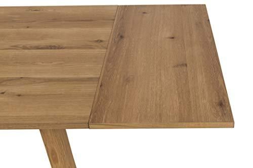AC Design Furniture Apollon Nachttisch Rund Mit Schublade – Schwarz, Metall & Holz, Ø 40 Cm, Höhe 51 Cm
