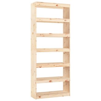 vidaXL Estanter&iacute;a/divisor De Espacios Madera De Pino 80x30x199,5 Cm Vidaxl