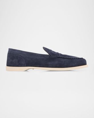 John Lobb Men & apos;s Pace Suede Loafers