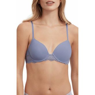 Skarlett Blue Goddess Multiway Underwire T-Shirt Bra in Blue Violet at Nordstrom, Size 32Ddd