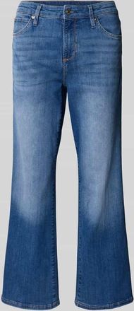 s.Oliver Red Label Cropped Slim Fit Jeans aus Baumwoll-Mix in Jeansblau, Größe 34