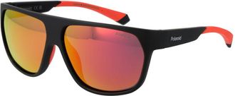 Polaroid Zwarte Plastic Zonnebril