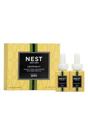 Nest New York x Pura Home Fragrance Diffuser Refill Duo in Grapefruit at Nordstrom