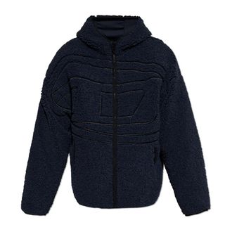 Diesel Heren, Sweatshirts & Hoodies, Blauw, Maat: 3XL Jersey