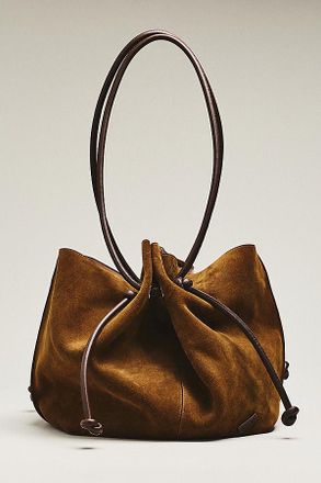 Farm Rio Suede Cinched Tote