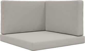 vidaXL Coj&iacute;n Para Sof&aacute; De Exterior Poli&eacute;ster Gris 80 X 80 Cm Vidaxl