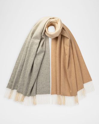 Johnstons of Elgin Ombr&eacute; Cashmere Scarf