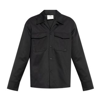 Courr&egrave;ges Heren, Overhemden, Blauw, Maat: XL Katoen