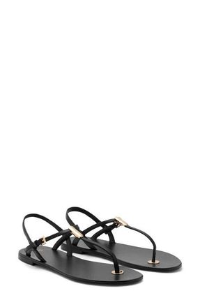 Mango Ankle Strap Sandal in Black at Nordstrom, Size 9.5Us
