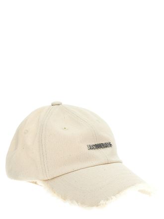 Jacquemus Unisex White Cotton Cap (baseball Hat)