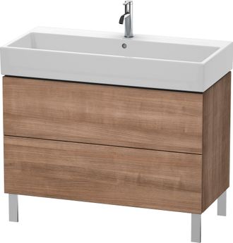 Duravit Unidad De Lavabo Duravit L-cube De Pie 98,4 X 45,9 Cm, 2 Extra&iacute;bles, Para Vero Air 235010, Color: Cerezo Del Tesino - Lc677807373