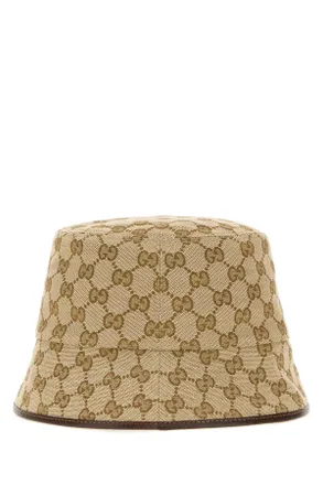 Gucci Womens Gg Fabric Bucket Hat Ropedarkbrown Pl Pa Co Cappelli