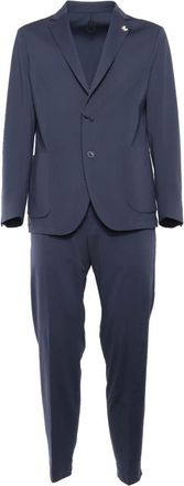 Tombolini Completo monopetto con coulisse - Blu