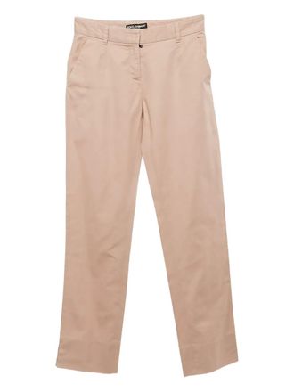 Dolce & Gabbana Pantaloni in gabardine - Rosa