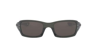 Oakley OO9238-05 OO9238-05 Grey Smoke Fives Squared Wrap Sunglasses Golf, Cycling, Running, Fishing, Driving Lens Category 3 Size 54mm