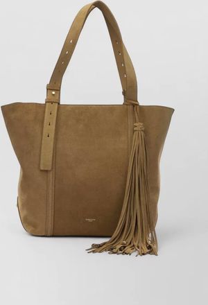 Golden Goose east west large suede tassel shoulder bag
