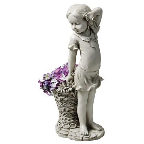 Design Toscano Engel Der Geduld Statue – 54,6 X 40,6 X 15,2 Cm, Aus Designerharz Mit Steinsplitt, Handgefertigt, Für Garten & Wohnung
