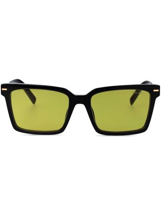 Miu Miu Eyewear rectangle-frame sunglasses - women - Acetate - 55 - Black