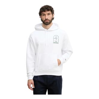 Lacoste Hombre, Sudaderas, Blanco, Talla: S
