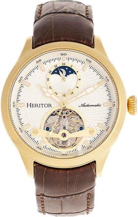 Heritor Gregory Automatic White Dial Mens Watch HR8103